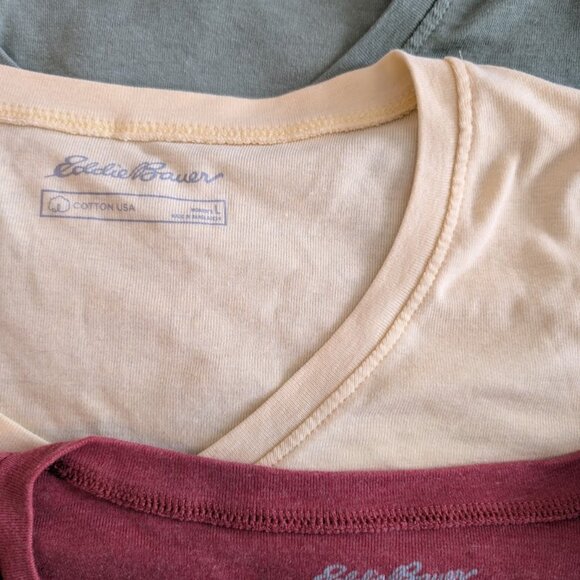 3 Eddie Bauer Long sleeve shirts - Picture 3 of 6